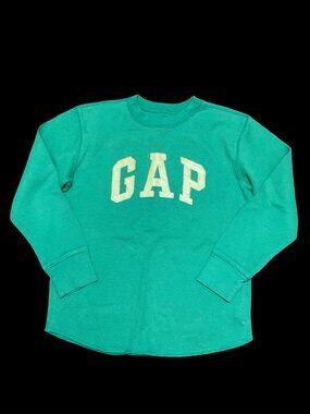 👣 5/$25 - Green/Yellow Thermal Long Sleeve T-Shirt w/ Brand Logo